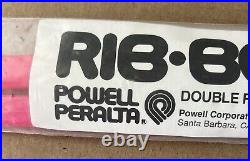 Vintage 80's Powell Peralta Rib Bones PINK Double Radius Skateboard Rails OG