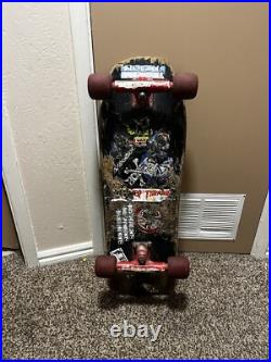 Vintage 80's Rob Roskopp Santa Cruz Skateboard Complete Gull Wing Super Pro