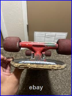 Vintage 80's Rob Roskopp Santa Cruz Skateboard Complete Gull Wing Super Pro