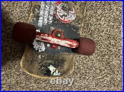 Vintage 80's Rob Roskopp Santa Cruz Skateboard Complete Gull Wing Super Pro