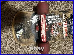 Vintage 80's Rob Roskopp Santa Cruz Skateboard Complete Gull Wing Super Pro