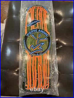 Vintage 80's Sims Pierre Andre Skateboard Deck OG Original NOS Green Stain