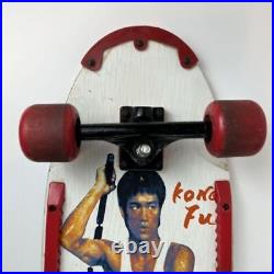 Vintage 80's Skateboard Bruce Lee Kong Fu Kung Fu Sidewalk Surfer