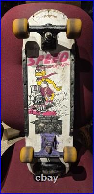 Vintage 80's Speed Demon Skateboard