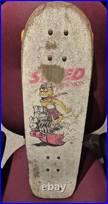 Vintage 80's Speed Demon Skateboard