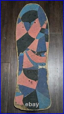 Vintage 80s 90s Santa Cruz Skateboard Jim Phillips OOPS 3 Team Deck OG Rare