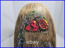 Vintage 80s 90s Santa Cruz Skateboard Jim Phillips OOPS 3 Team Deck OG Rare