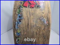 Vintage 80s 90s Santa Cruz Skateboard Jim Phillips OOPS 3 Team Deck OG Rare