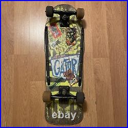 Vintage 80s Gator Blurred Vision Skateboard Bullet Tracker Trucks Mark Rogowski