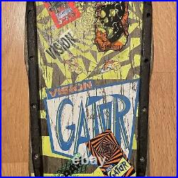 Vintage 80s Gator Blurred Vision Skateboard Bullet Tracker Trucks Mark Rogowski