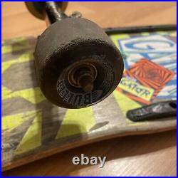 Vintage 80s Gator Blurred Vision Skateboard Bullet Tracker Trucks Mark Rogowski