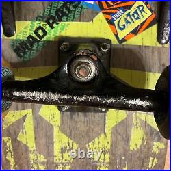 Vintage 80s Gator Blurred Vision Skateboard Bullet Tracker Trucks Mark Rogowski