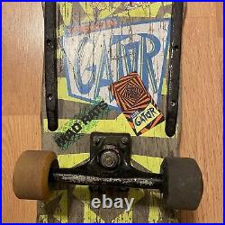 Vintage 80s Gator Blurred Vision Skateboard Bullet Tracker Trucks Mark Rogowski