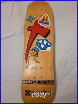 Vintage 80s H-Syreet TONY MAGNUSSON Skateboard Vintage 80s H-Syreet TONY MAGNUSSON Skateboard