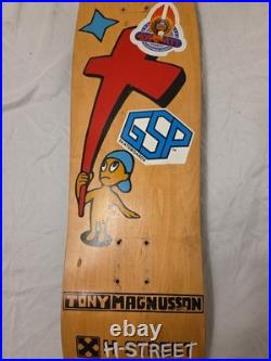 Vintage 80s H-Syreet TONY MAGNUSSON Skateboard Vintage 80s H-Syreet TONY MAGNUSSON Skateboard