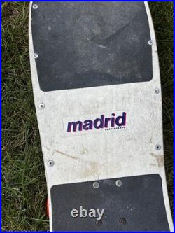 Vintage 80s Madrid Skateboard With Fly Madrid Wheels