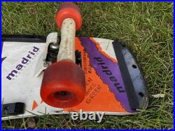 Vintage 80s Madrid Skateboard With Fly Madrid Wheels
