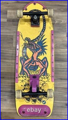 Vintage 80s Nash Red Line Skateboard Executioner Dragon Skulls Vintage 80s Nash Red Line Skateboard Executioner Dragon Skulls