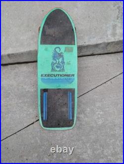 Vintage 80s Nash Red Line Skateboard Executioner Dragon Skulls Green XR-2 Trucks