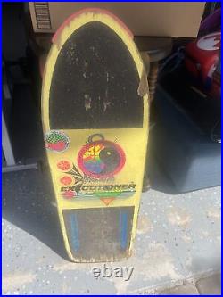 Vintage 80s Nash Red Line Skateboard Executioner Dragon rare gaurds
