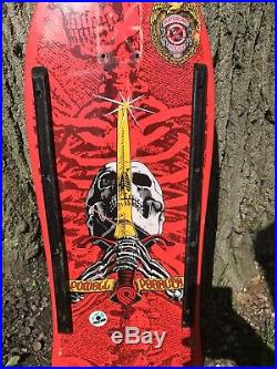 Vintage 80s Powell Peralta Skateboard Skull And Sword