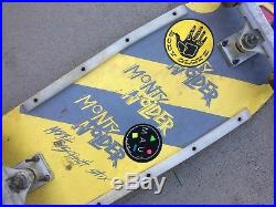 Vintage 80s SCHMITT STIX Monte Nolder Skateboard Vision Wheels original G&S Alva