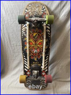 Vintage 80s Skateboard Nicky Guerraro Powell Peralta Mask