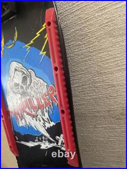 Vintage 80s THRILLER Grim Reaper Skateboard Surfer Concave Black Red RARE WORKS Vintage 80s THRILLER Grim Reaper Skateboard Surfer Concave Black Red RARE WORKS