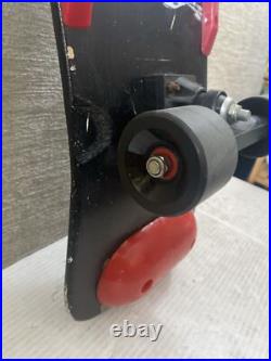 Vintage 80s THRILLER Grim Reaper Skateboard Surfer Concave Black Red RARE WORKS