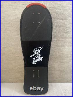 Vintage 80s THRILLER Grim Reaper Skateboard Surfer Concave Black Red RARE WORKS