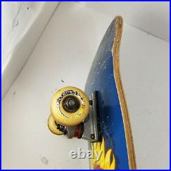 Vintage'90's World Industries Flameboy Wet Willy Blue Deck Skateboard Complete