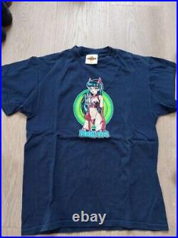 Vintage 90s Hook-Ups Skateboard Shirt Anime Shirt 1990s DEvil Girl Jeremy Klein