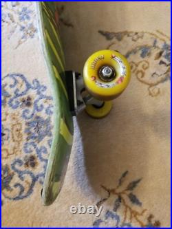 Vintage 90s Santa Cruz Complete Skateboard Eyegore Cruiser Jammer Jim Phillip