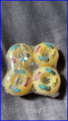 Vintage 90s Union Wheels Steve Olson Skateboard 48mm NOS Deadstock 1.89 inch