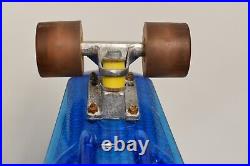 Vintage Air Hawk Clear Sky Blue Acrylic Skateboard 2.2T