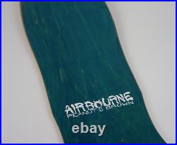 Vintage Airbourne Peanut Brown ramp size deck old school 80s Skateboards NOS OG