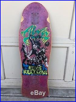 Vintage Alva Eddie Reategui Street Warrior Skateboard Deck 1988 OG Rare