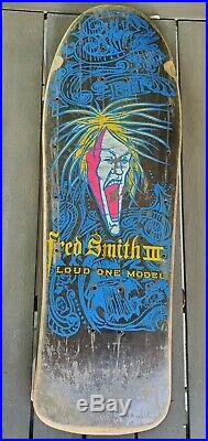Vintage Alva Fred Smith Loud One III Skateboard Deck Original