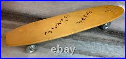Vintage Antique Wood Skateboard SURF Sidewalk Metal Wheels Norfolk, Nebraska