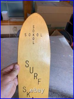 Vintage Antique Wood Skateboard SURF Sidewalk Metal Wheels Norfolk, Nebraska