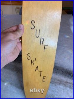 Vintage Antique Wood Skateboard SURF Sidewalk Metal Wheels Norfolk, Nebraska