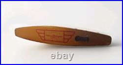 Vintage Antique Wood Wooden Skateboard Metal Wheels ROAD SURDER FLYING ACE UFO