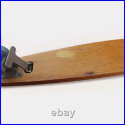 Vintage Antique Wood Wooden Skateboard Metal Wheels ROAD SURDER FLYING ACE UFO