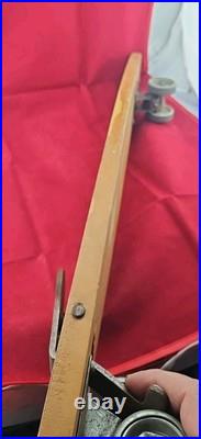 Vintage Antique Wood Wooden Skateboard Metal Wheels ROAD SURDER FLYING ACE UFO