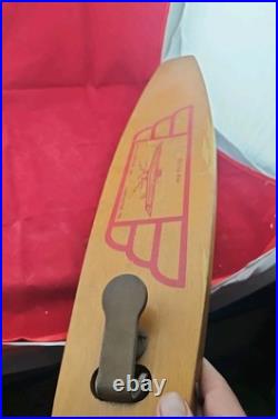 Vintage Antique Wood Wooden Skateboard Metal Wheels ROAD SURDER FLYING ACE UFO