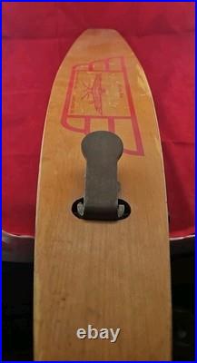 Vintage Antique Wood Wooden Skateboard Metal Wheels ROAD SURDER FLYING ACE UFO