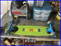 Vintage BAHNE Lime Green 29 Inch fiberglass skateboard Vintage BAHNE Lime Green 29 Inch fiberglass skateboard