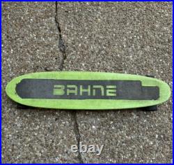 Vintage BAHNE Lime Green 29 Inch fiberglass skateboard Cadillac Dk 51 Wheels