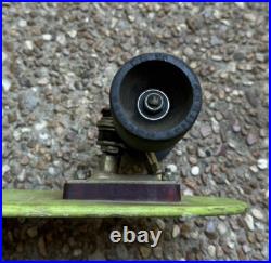 Vintage BAHNE Lime Green 29 Inch fiberglass skateboard Cadillac Dk 51 Wheels