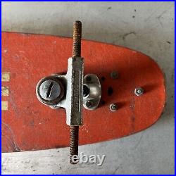 Vintage BAHNE fiberglass skateboard no wheels